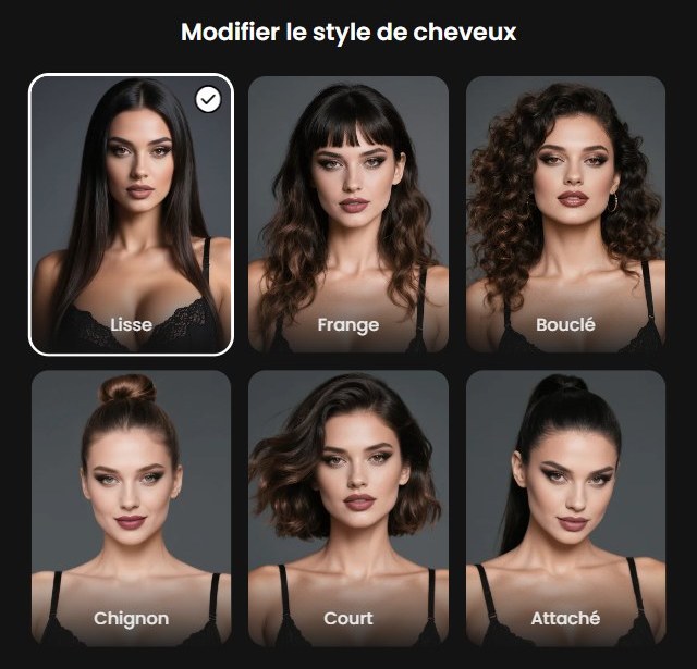 Choix du style de cheveux