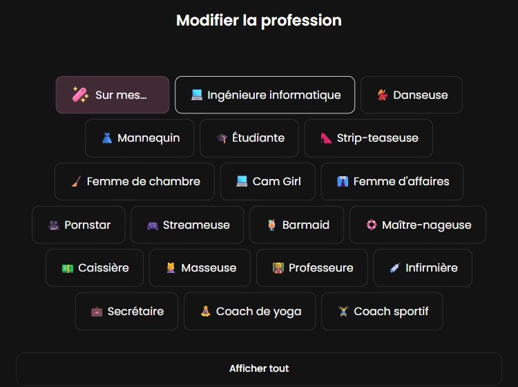 Choix de la profession
